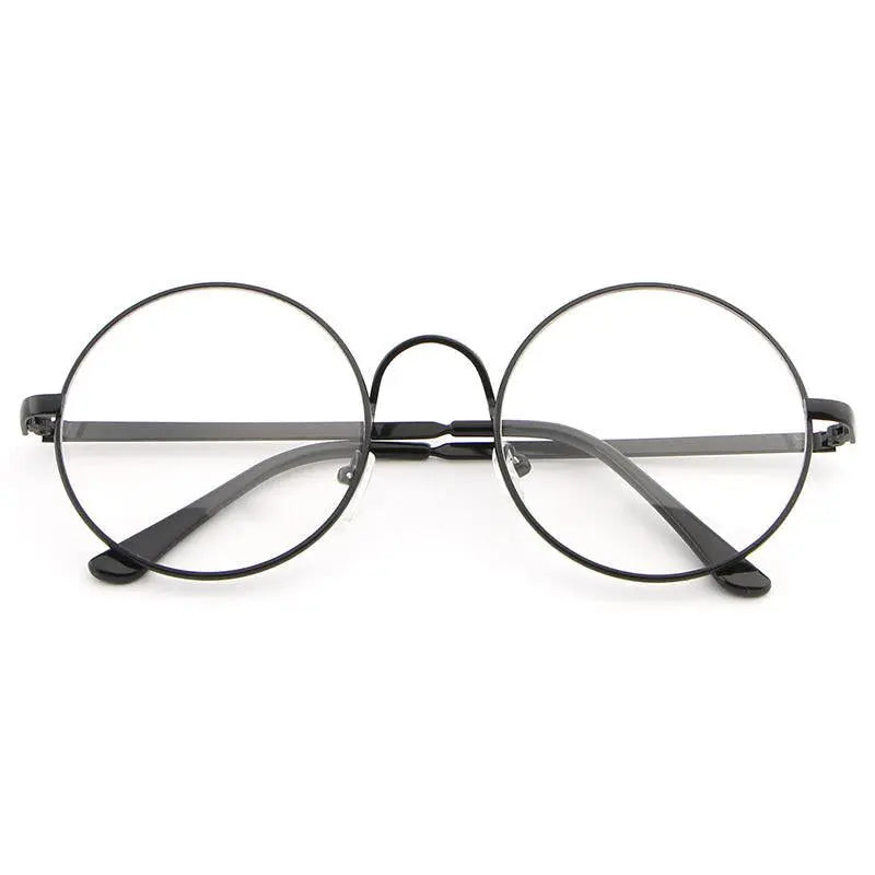 Women's Round Full Rim Alloy Prescription Glasses Lx3048 — view 13 | Rx Spectacle