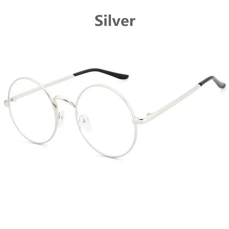 Women's Round Full Rim Alloy Prescription Glasses Lx3048 — view 17 | Rx Spectacle