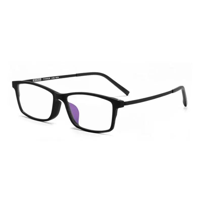 Men's Square Semi-Rimless TR90 Prescription Glasses 2099 — view 5 | Rx Spectacle