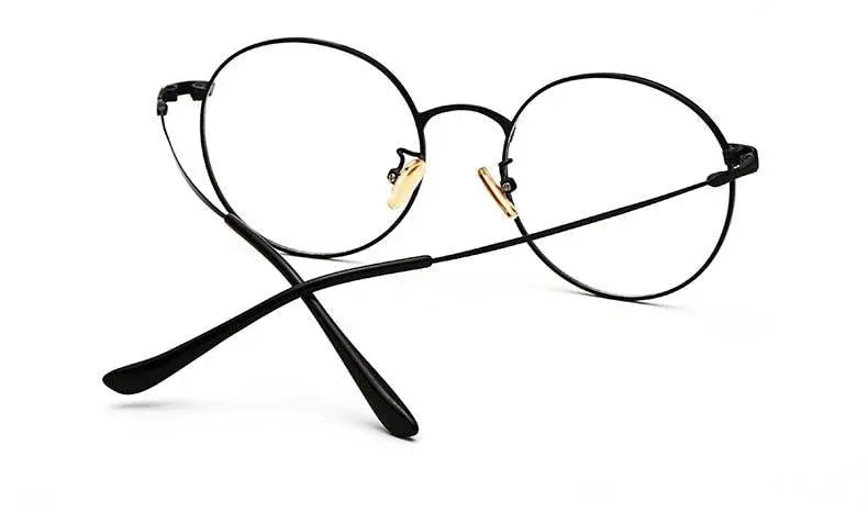 Unisex Round Full Rim Alloy Prescription Glasses 77507 — view 18 | Rx Spectacle