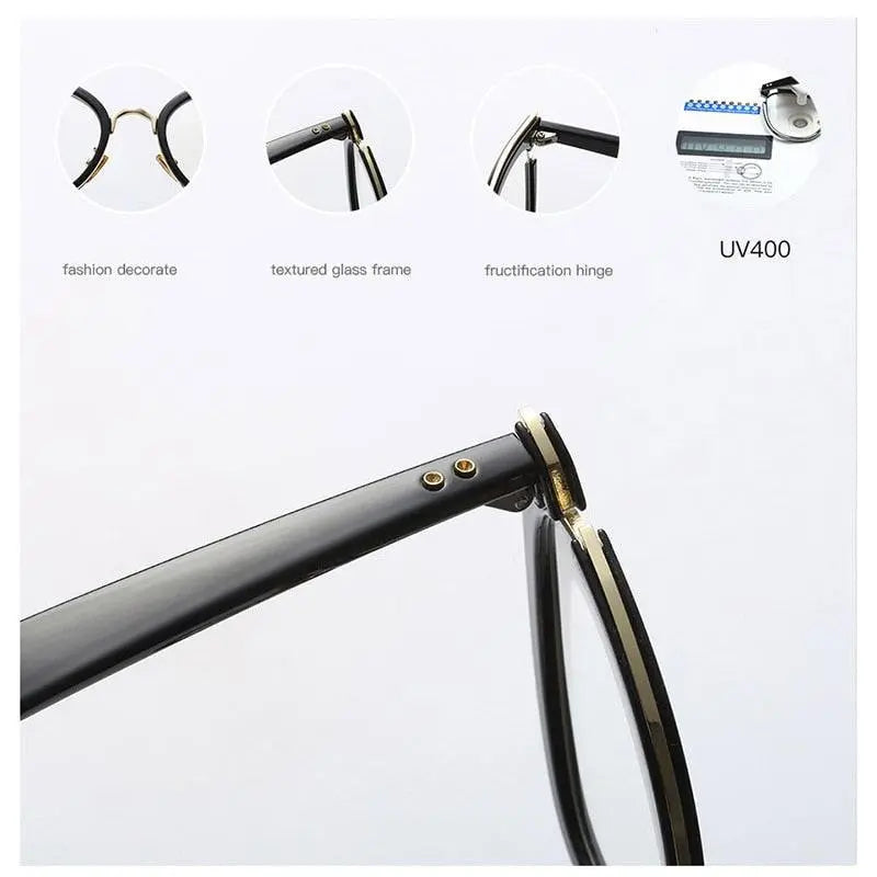 Women's Cat Eye Full Rim Acetate Prescription Glasses 97551 — view 9 | Rx Spectacle