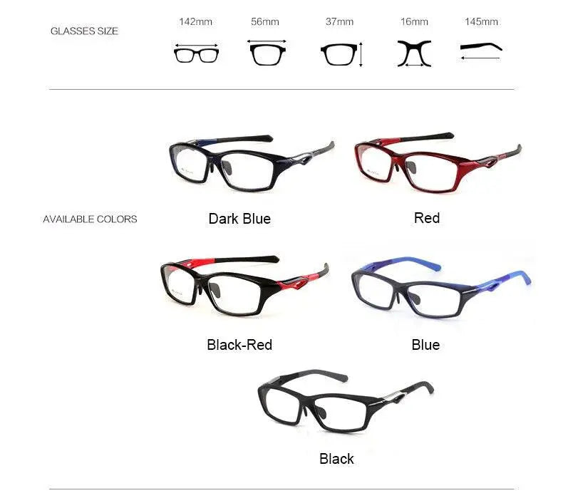 Men's Full Rim TR90 Sports Glasses Tr8021 — view 12 | Rx Spectacle