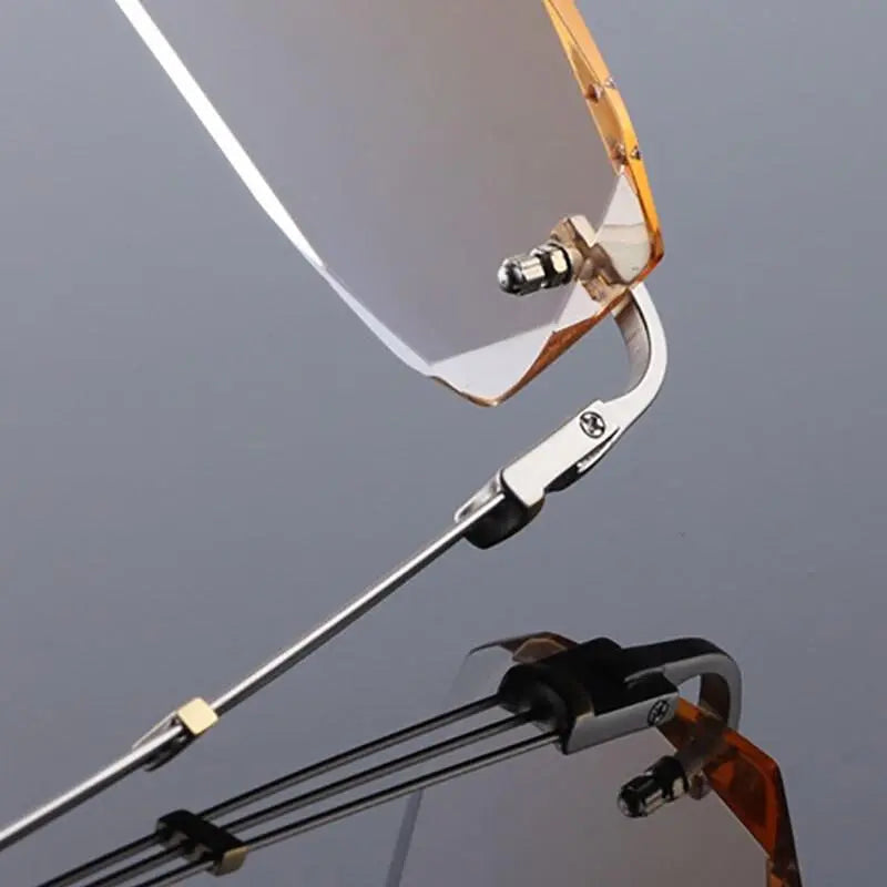 Rimless Titanium Prescription Glasses 58128 — view 6 | Rx Spectacle