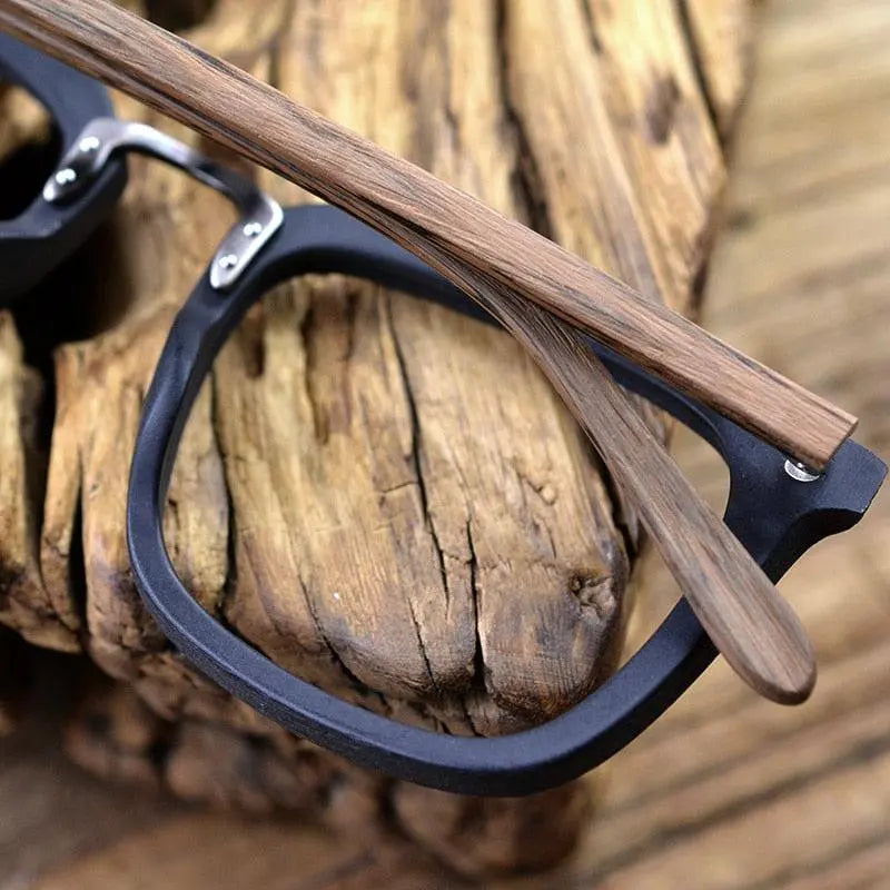 Men's Square Full Rim Alloy Prescription Glasses Ps7085 — view 4 | Rx Spectacle
