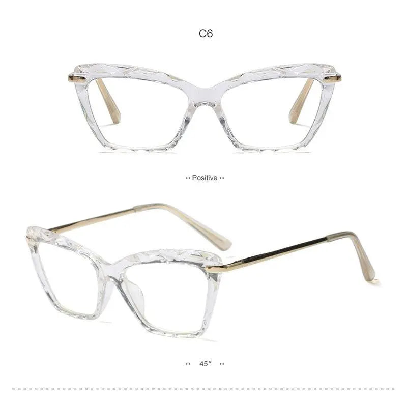 Women's Cat Eye Full Rim Acetate Prescription Glasses 97533 — view 17 | Rx Spectacle