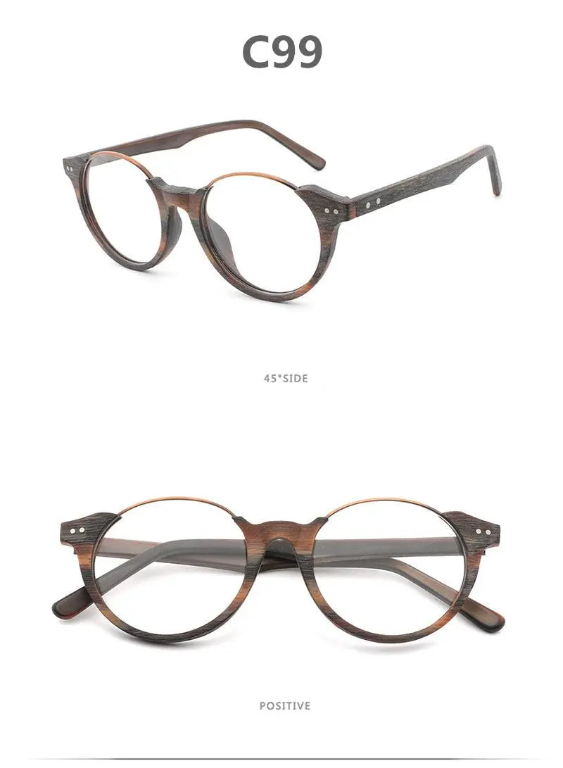 Unisex Square Full Rim Wood Prescription Glasses Ft5359 — view 25 | Rx Spectacle