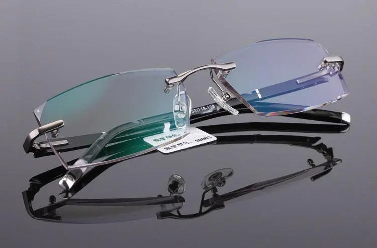 Rimless Titanium Prescription Glasses 58003 — view 11 | Rx Spectacle