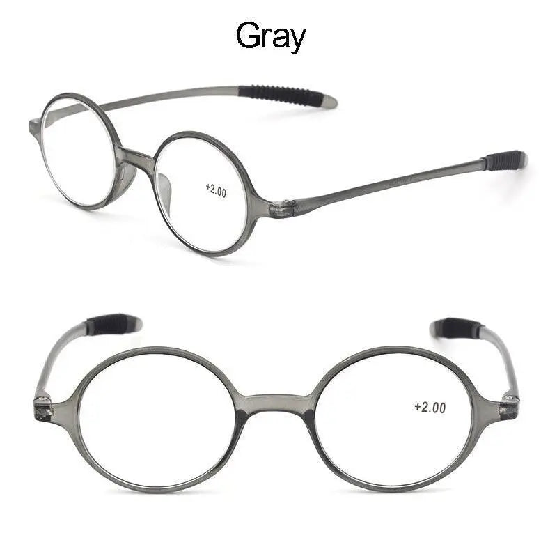 Unisex Round Full Rim TR90 Reading Glasses Lh236 — view 10 | Rx Spectacle