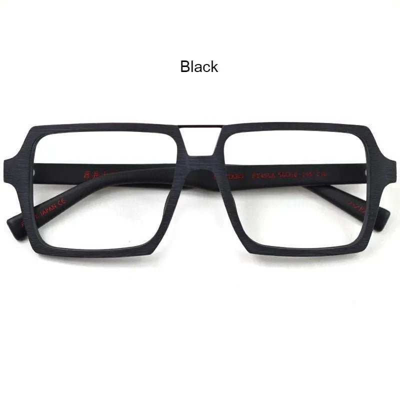 Unisex Square Full Rim Acetate Prescription Glasses Ps9016 — view 6 | Rx Spectacle