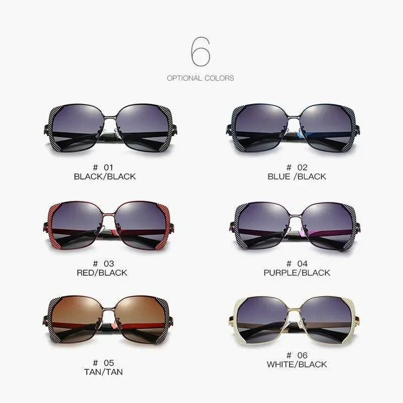 Women's Square Full Rim Alloy Prescription Glasses 6053 — view 20 | Rx Spectacle