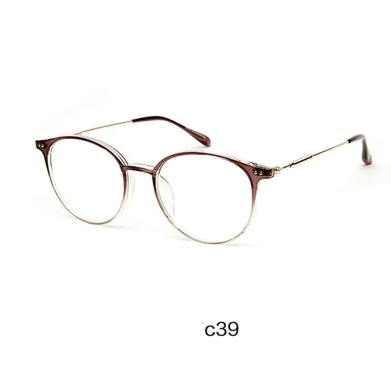 Unisex Round Full Rim Acetate Prescription Glasses — view 4 | Rx Spectacle