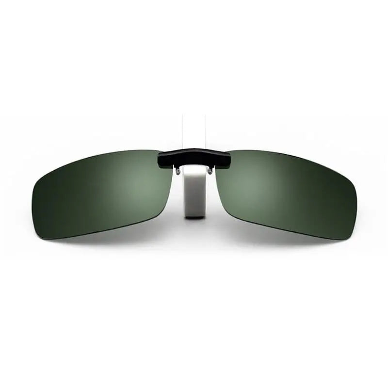 Unisex Square Full Rim Clip-On Prescription Glasses — view 7 | Rx Spectacle