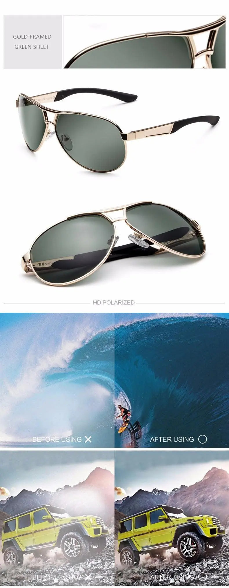 Men's Oval Full Rim Alloy Prescription Glasses 0718 — view 16 | Rx Spectacle