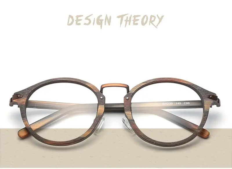 Unisex Round Full Rim Alloy Prescription Glasses Bc06 — view 14 | Rx Spectacle