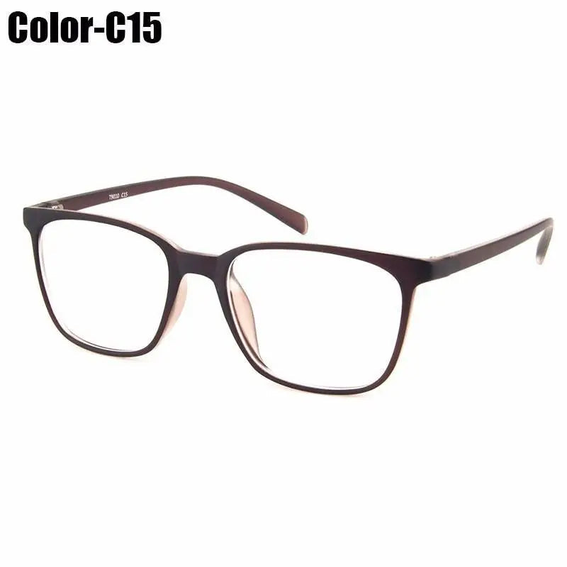 Unisex Full Rim Plastic Prescription Glasses T9010 — view 6 | Rx Spectacle
