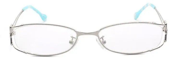 Women's Butterfly Full Rim Alloy Prescription Glasses 6150 — view 30 | Rx Spectacle