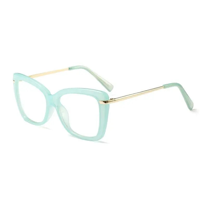 Women's Cat Eye Full Rim Acetate Prescription Glasses 97331 — view 5 | Rx Spectacle