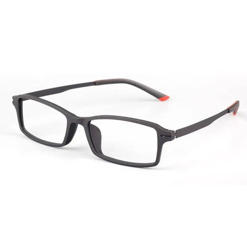 Square Full Rim Titanium Prescription Glasses 7011 — view 23 | Rx Spectacle