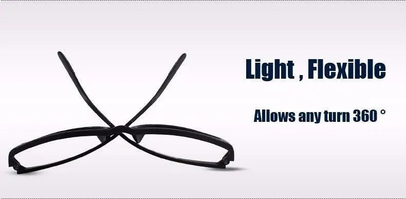 Unisex Square Full Rim Titanium Prescription Glasses 1302 — view 17 | Rx Spectacle