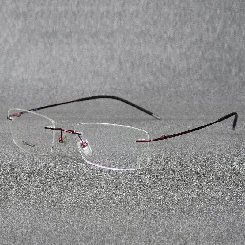 Rimless Titanium Prescription Glasses — view 13 | Rx Spectacle