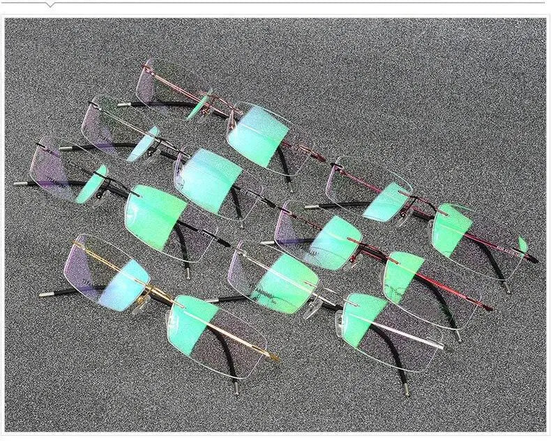 Rimless Titanium Prescription Glasses — view 14 | Rx Spectacle