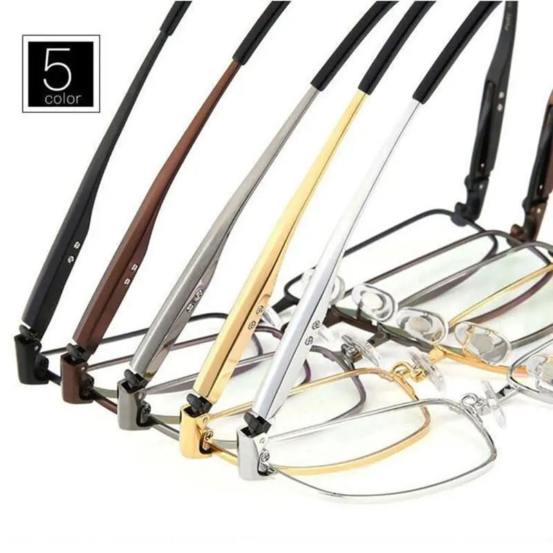 Men's Full Rim Titanium Reading Glasses 81133 — view 5 | Rx Spectacle