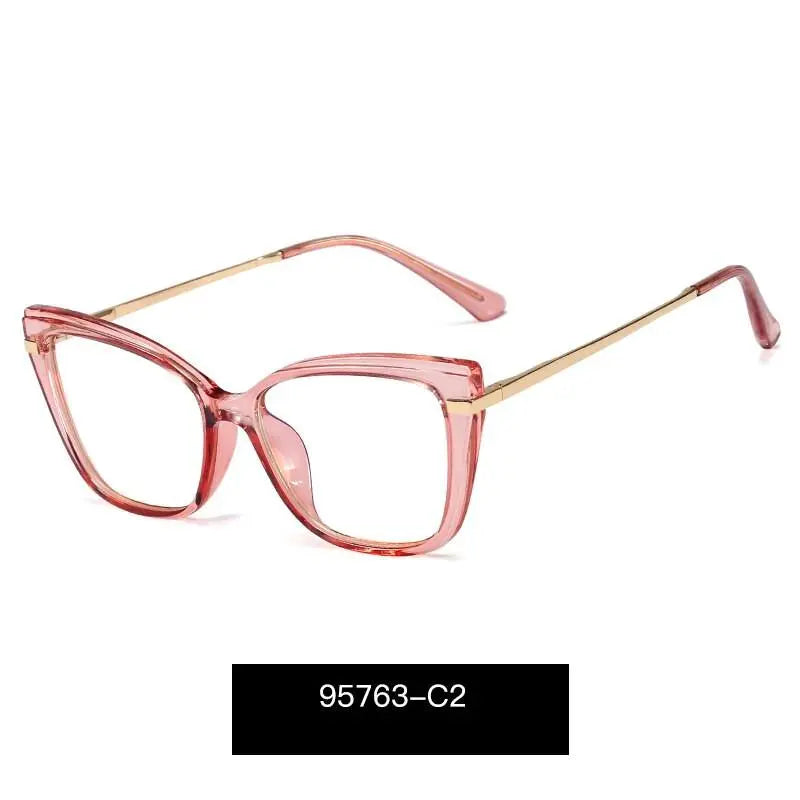 Women's Square Full Rim TR90 Prescription Glasses 95763 — view 4 | Rx Spectacle