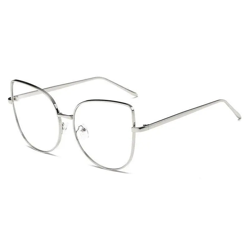 Women's Cat Eye Full Rim Alloy Prescription Glasses 3449 — view 7 | Rx Spectacle
