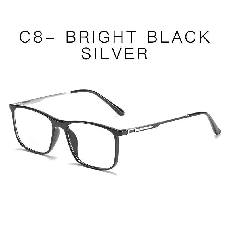 Men's Square Full Rim TR90 Prescription Glasses 8719 — view 6 | Rx Spectacle