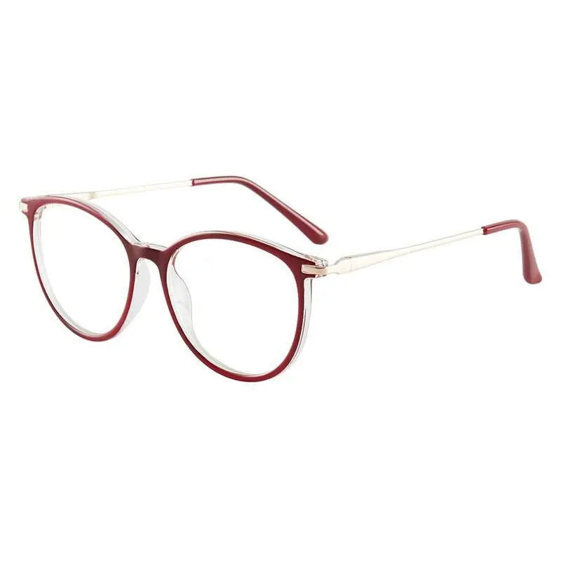 Women's Cat Eye Full Rim Acetate Prescription Glasses Tr87048 — view 2 | Rx Spectacle