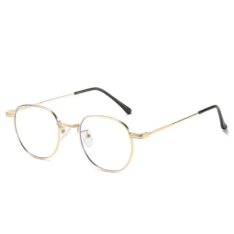 Unisex Round Full Rim Titanium Prescription Glasses 6288 — view 10 | Rx Spectacle