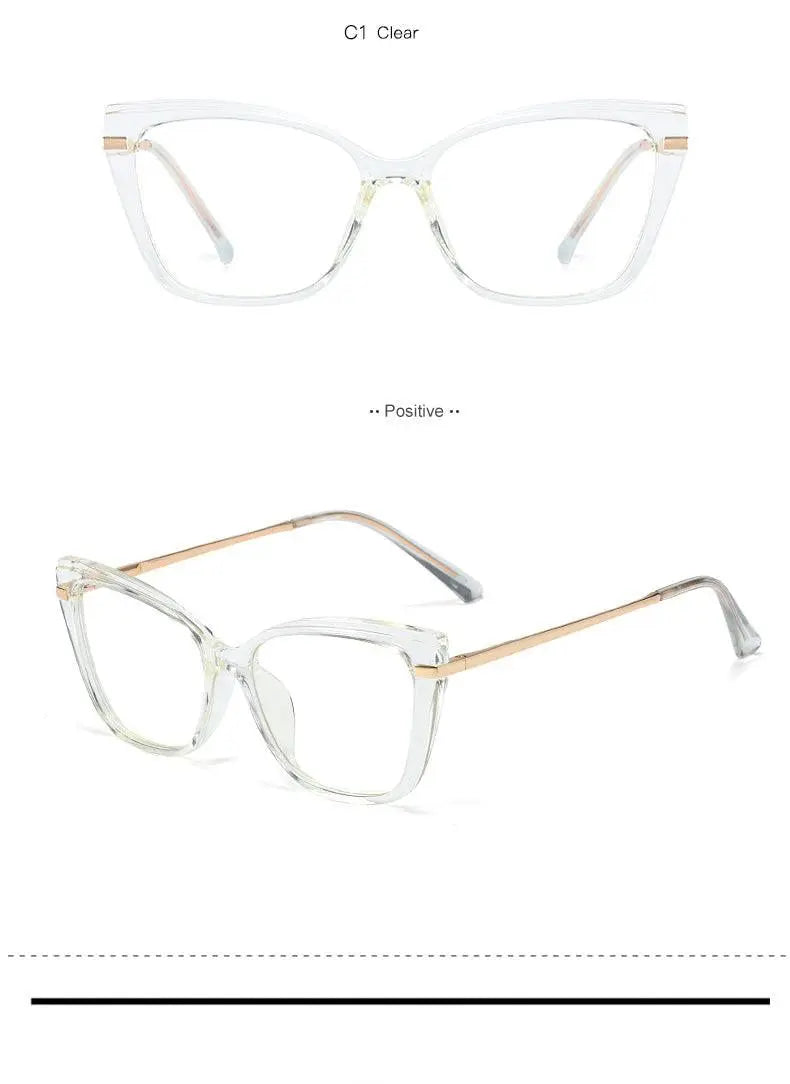 Women's Square Full Rim TR90 Prescription Glasses 95763 — view 17 | Rx Spectacle