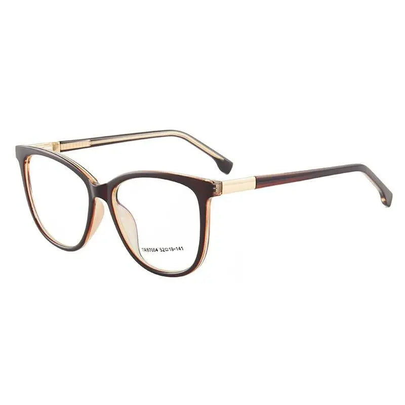 Cat Eye Full Rim TR90 Prescription Glasses 7004 — view 9 | Rx Spectacle