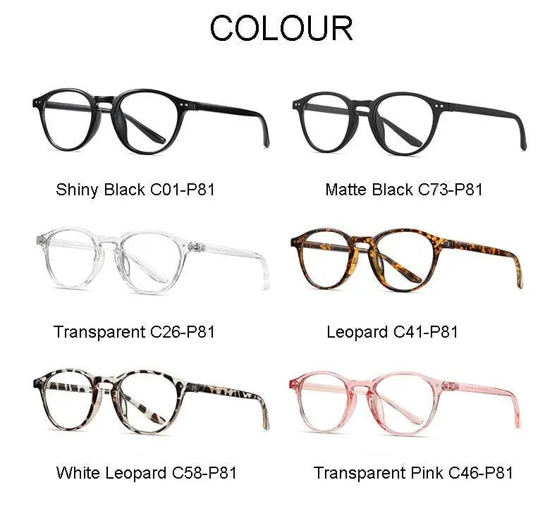Unisex Round Full Rim TR90 Prescription Glasses 2318 — view 17 | Rx Spectacle
