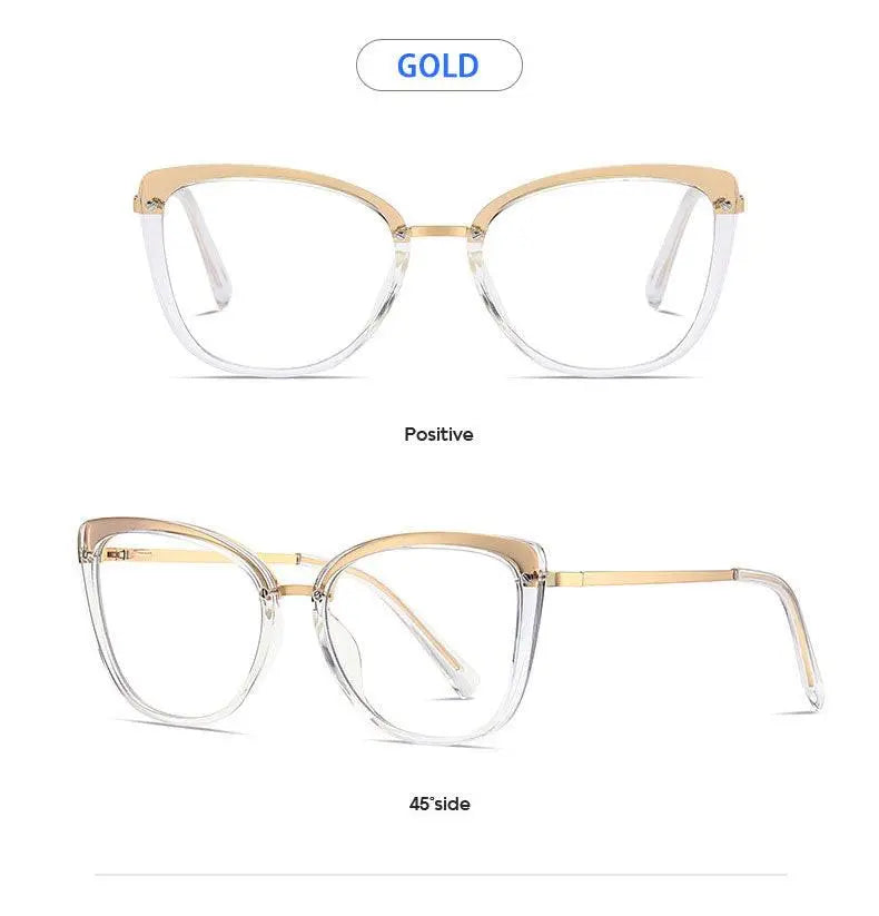 Women's Square Full Rim TR90 Prescription Glasses 2076 — view 16 | Rx Spectacle