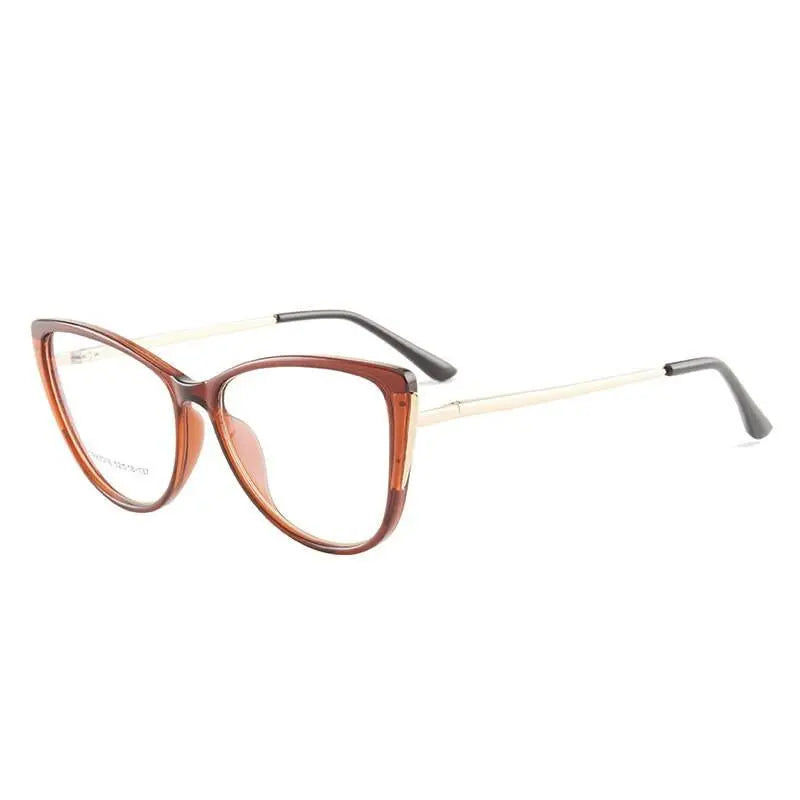 Women's Cat Eye Full Rim TR90 Prescription Glasses 7016 — view 11 | Rx Spectacle