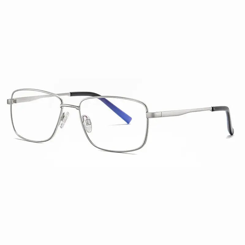 Unisex Square Full Rim Alloy Prescription Glasses 92304 — view 1 | Rx Spectacle