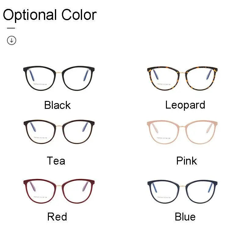 Women's Round Full Rim TR90 Prescription Glasses 7005 — view 14 | Rx Spectacle