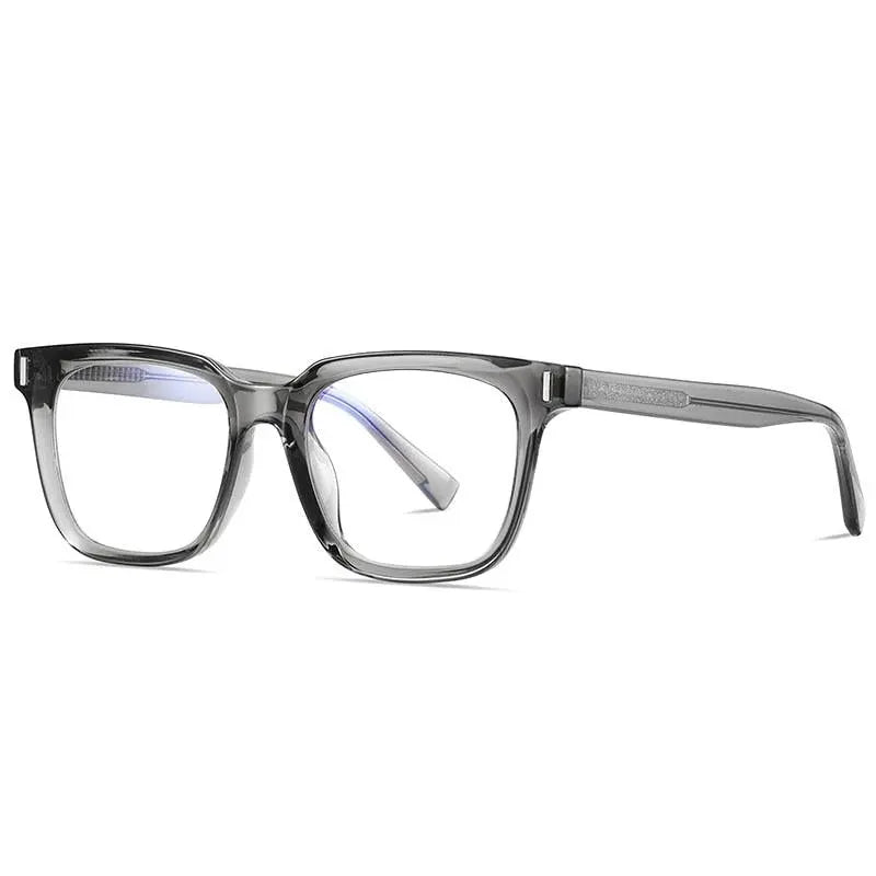 Unisex Square Full Rim Titanium Prescription Glasses 2091 — view 8 | Rx Spectacle