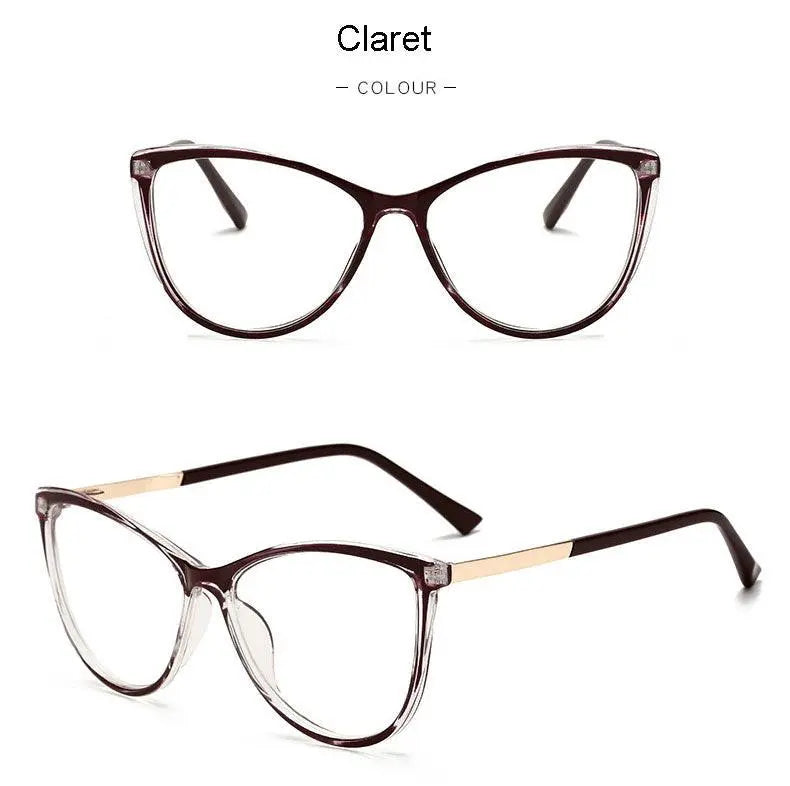 Unisex Cat Eye Full Rim Alloy Prescription Glasses 32002 — view 20 | Rx Spectacle