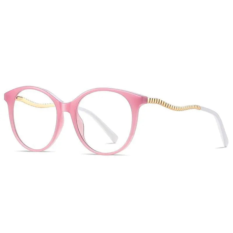 Women's Round Full Rim TR90 Prescription Glasses 2067 — view 3 | Rx Spectacle