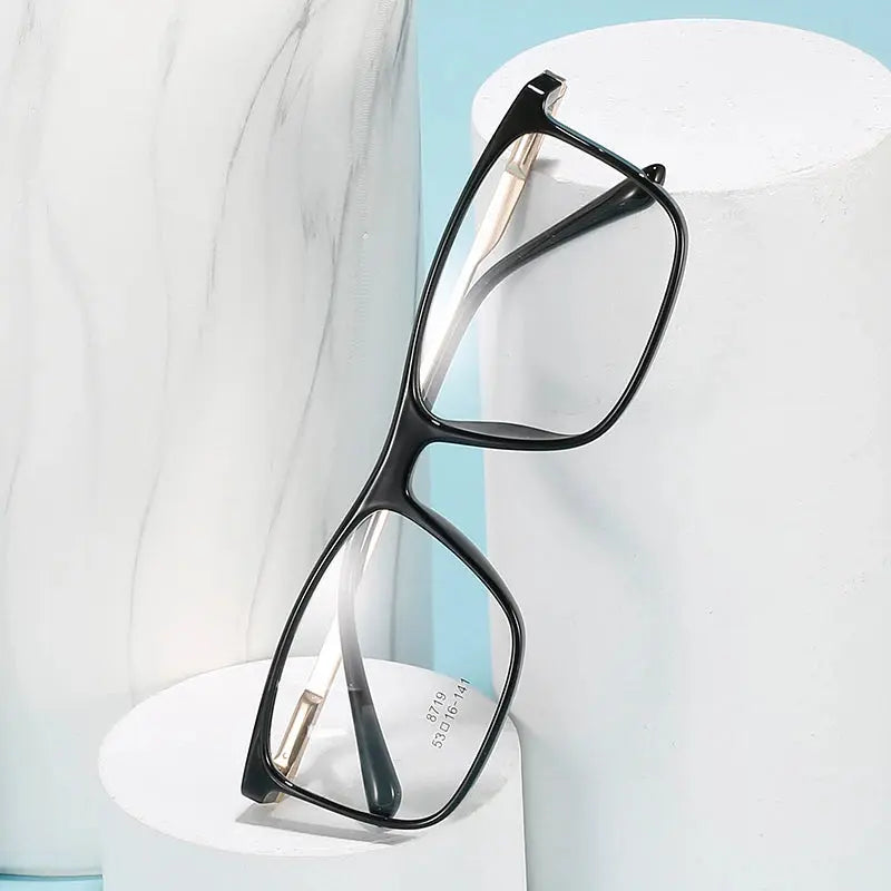 Unisex Square Full Rim TR90 Prescription Glasses 8719 — view 4 | Rx Spectacle