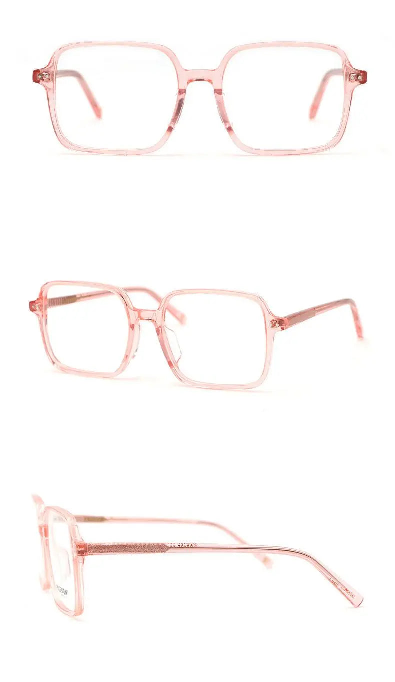 Women's Square Full Rim Acetate Oversized Prescription Glasses Ps9105 — view 14 | Rx Spectacle