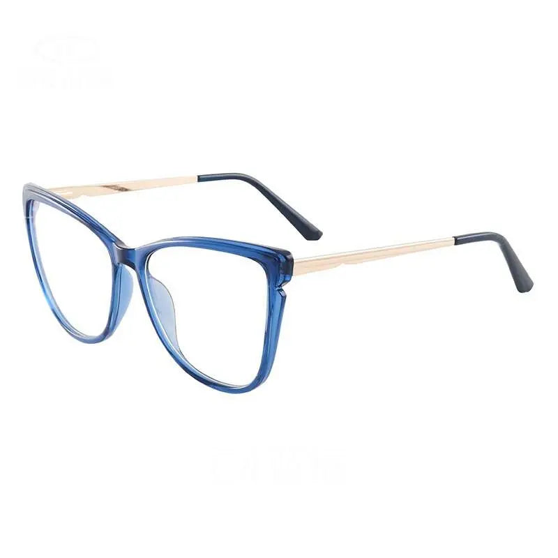Women's Cat Eye Full Rim TR90 Prescription Glasses 7021 — view 7 | Rx Spectacle