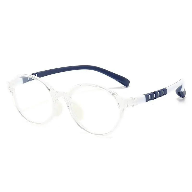 Unisex Round Full Rim Titanium Prescription Glasses Trd108 — view 2 | Rx Spectacle
