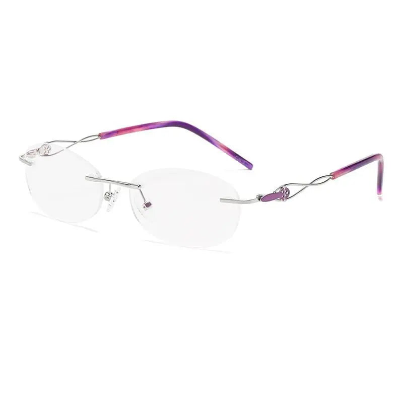 Women's Rimless Prescription Glasses 2378 — view 10 | Rx Spectacle