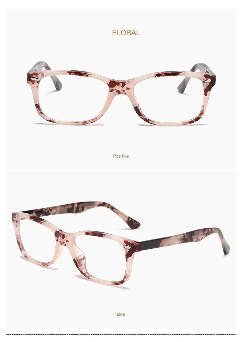 Women's Square Full Rim Acetate Prescription Glasses 2008 — view 20 | Rx Spectacle