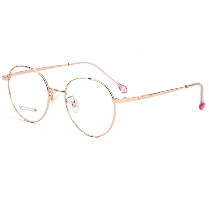 Unisex Round Full Rim Prescription Glasses 2054 — view 8 | Rx Spectacle