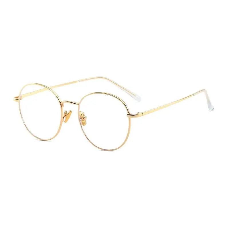 Unisex Round Full Rim Alloy Prescription Glasses 9905 — view 3 | Rx Spectacle