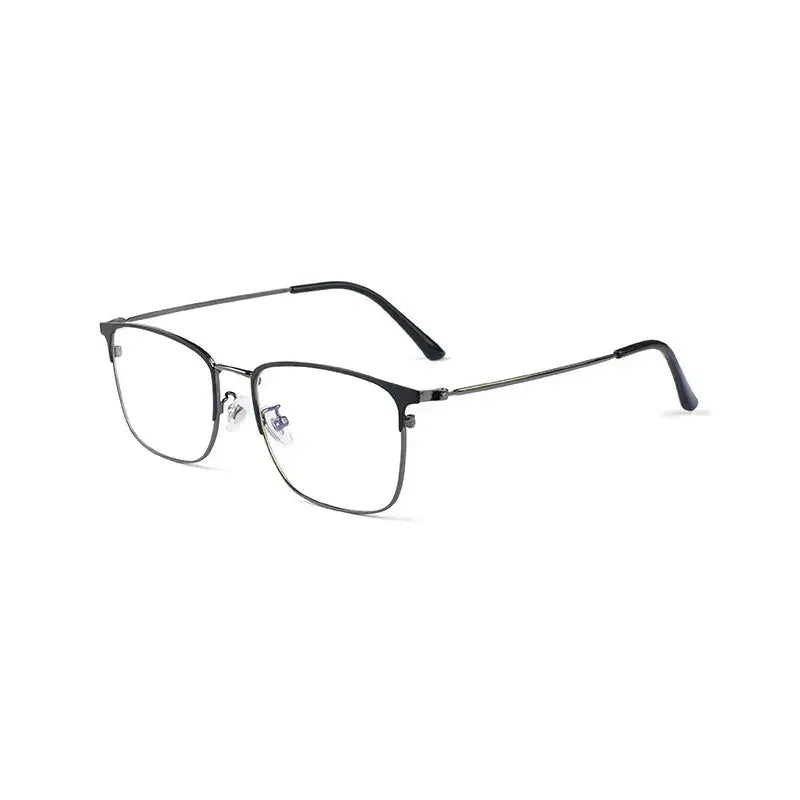 Women's Square Full Rim Alloy Prescription Glasses 80165 — view 5 | Rx Spectacle